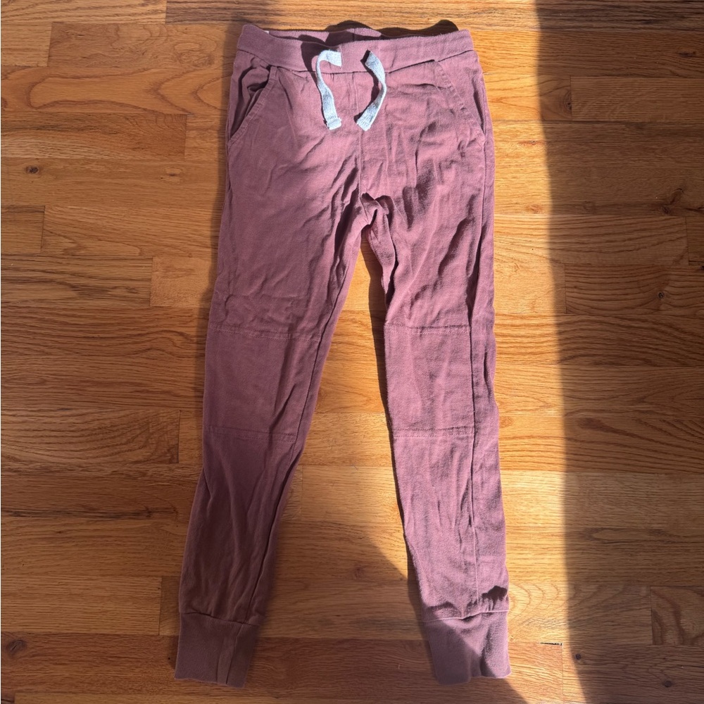 High quality organic cotton brown jogger sweatpants size 5/6